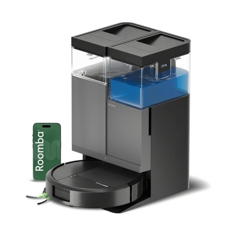 Прахосмукачка робот IRobot Roomba Plus 415 Combo + AutoWash dock (black)