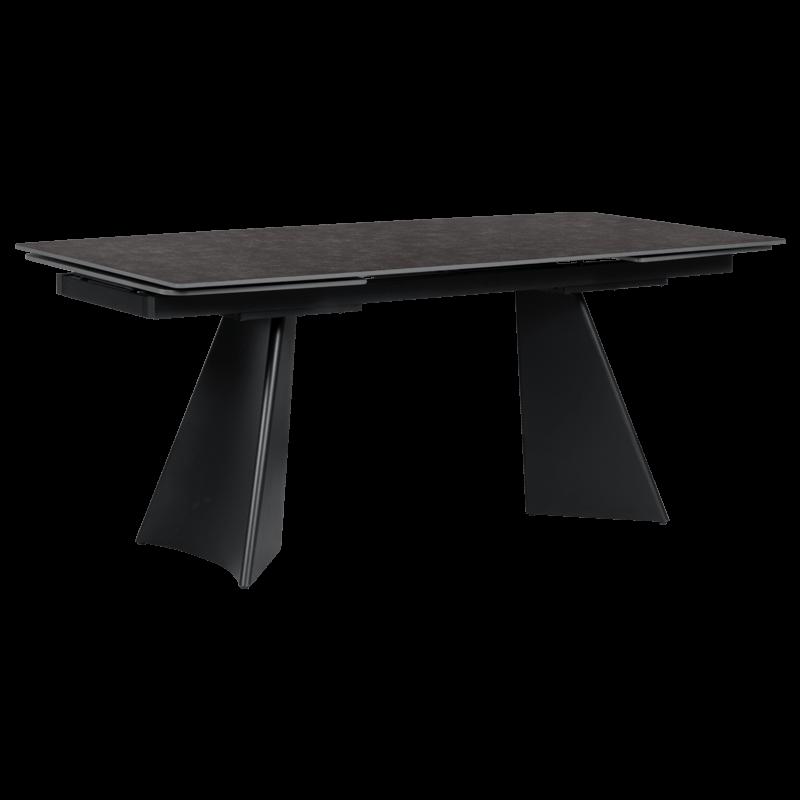 Разтегателна трапезна маса CARORA - черна