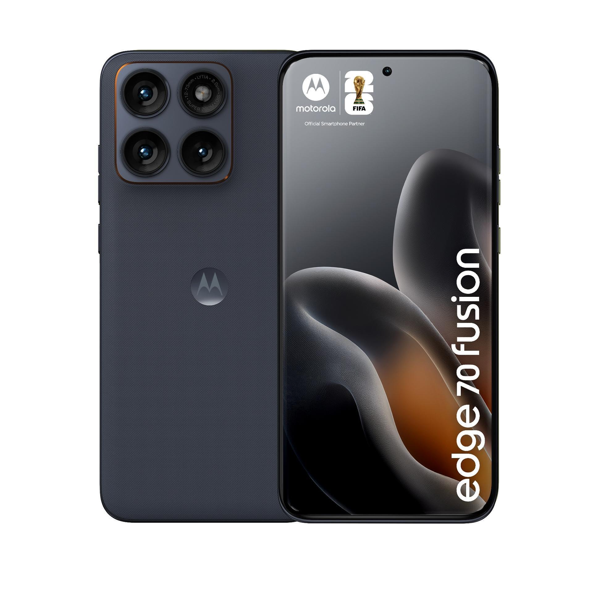 Смартфон Motorola EDGE 70 FUSION 256/12 BLACK , 12 GB, 256 GB