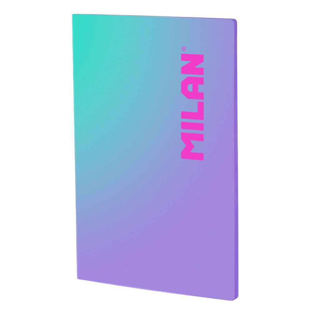 Тетрадка А4 Milan Sunset лилава МК  48л