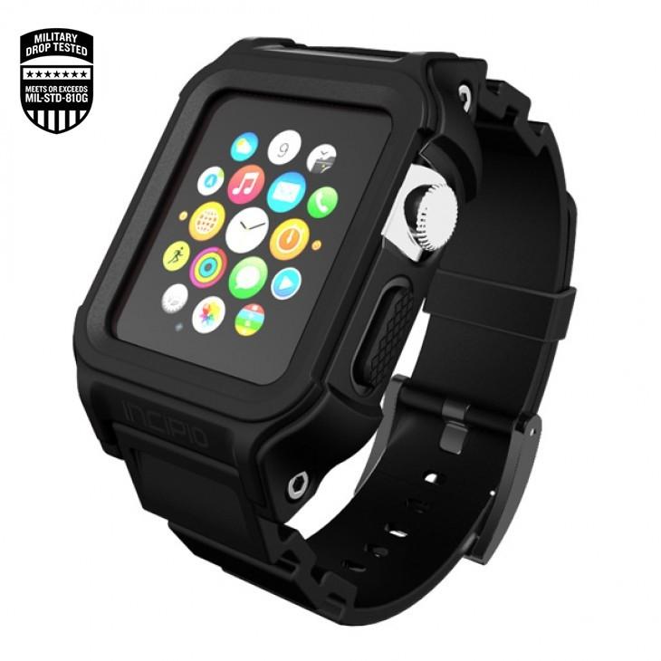 Удароустойчив хибриден кейс за Apple Watch 42мм - Incipio Octane Case (черен) | JAR Computers Удароустойчив хибриден кейс за Apple Watch 42мм - Incipio Octane Case (черен)