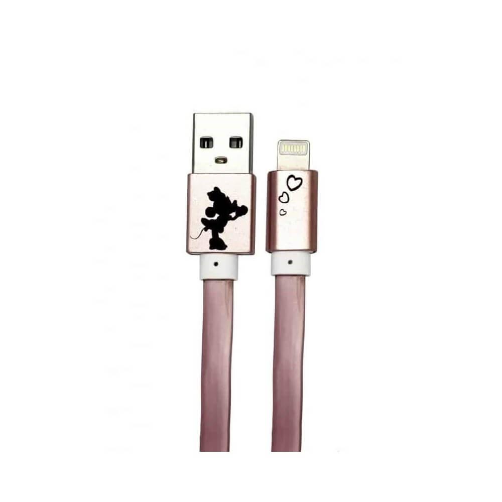 USB кабел за Apple устройства с Lightning порт (100 см) - Disney Minnie Mouse Apple Lightning Cable (розов) | JAR Computers USB кабел за Apple устройства с Lightning порт (100 см) - Disney Minnie Mouse Apple Lightning Cable (розов)