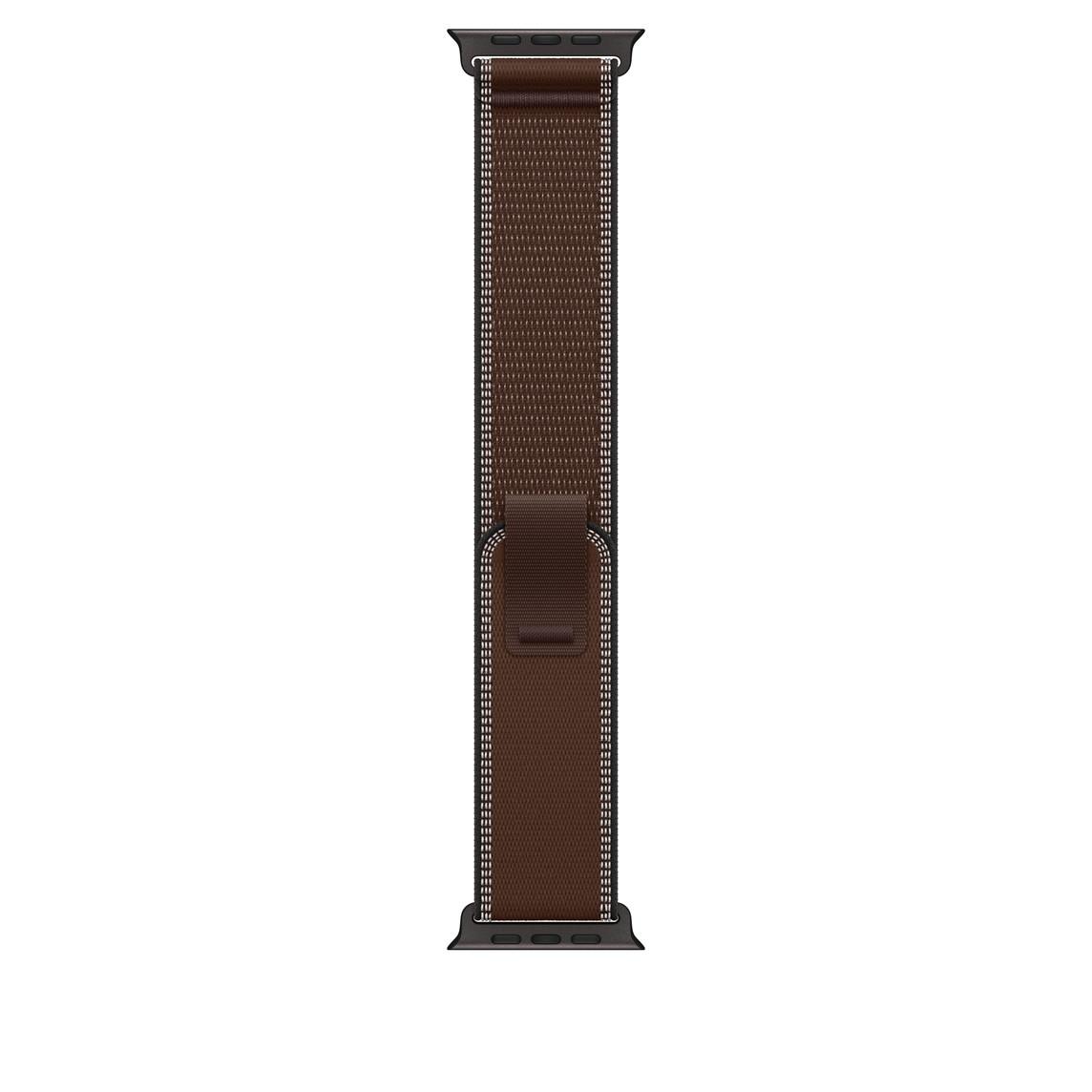 Apple Watch 49mm Titanium Loop: Dark Umber Trail Loop - S/M - Black Titanium Finish | JAR Computers Apple Watch 49mm Titanium Loop: Dark Umber Trail Loop - S/M - Black Titanium Finish