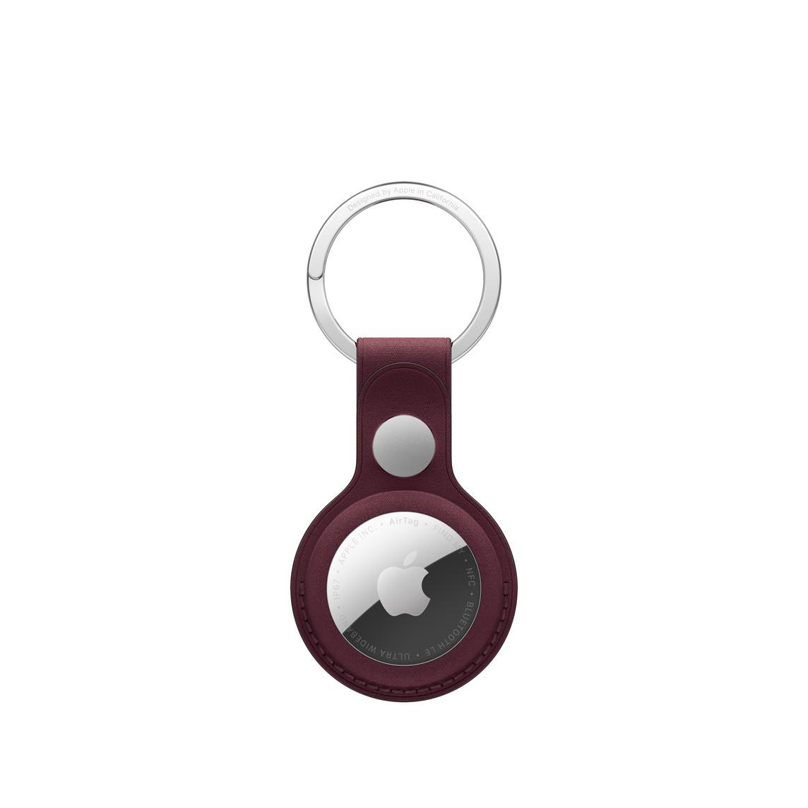 Apple AirTag FineWoven Key Ring – Burgundy | JAR Computers Apple AirTag FineWoven Key Ring – Burgundy