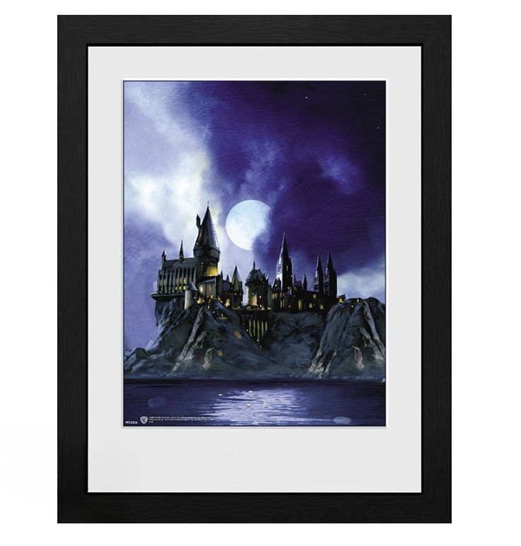 GBEYE HARRY POTTER - Framed print &quot;Hogwarts Painted&quot; (30x40)
