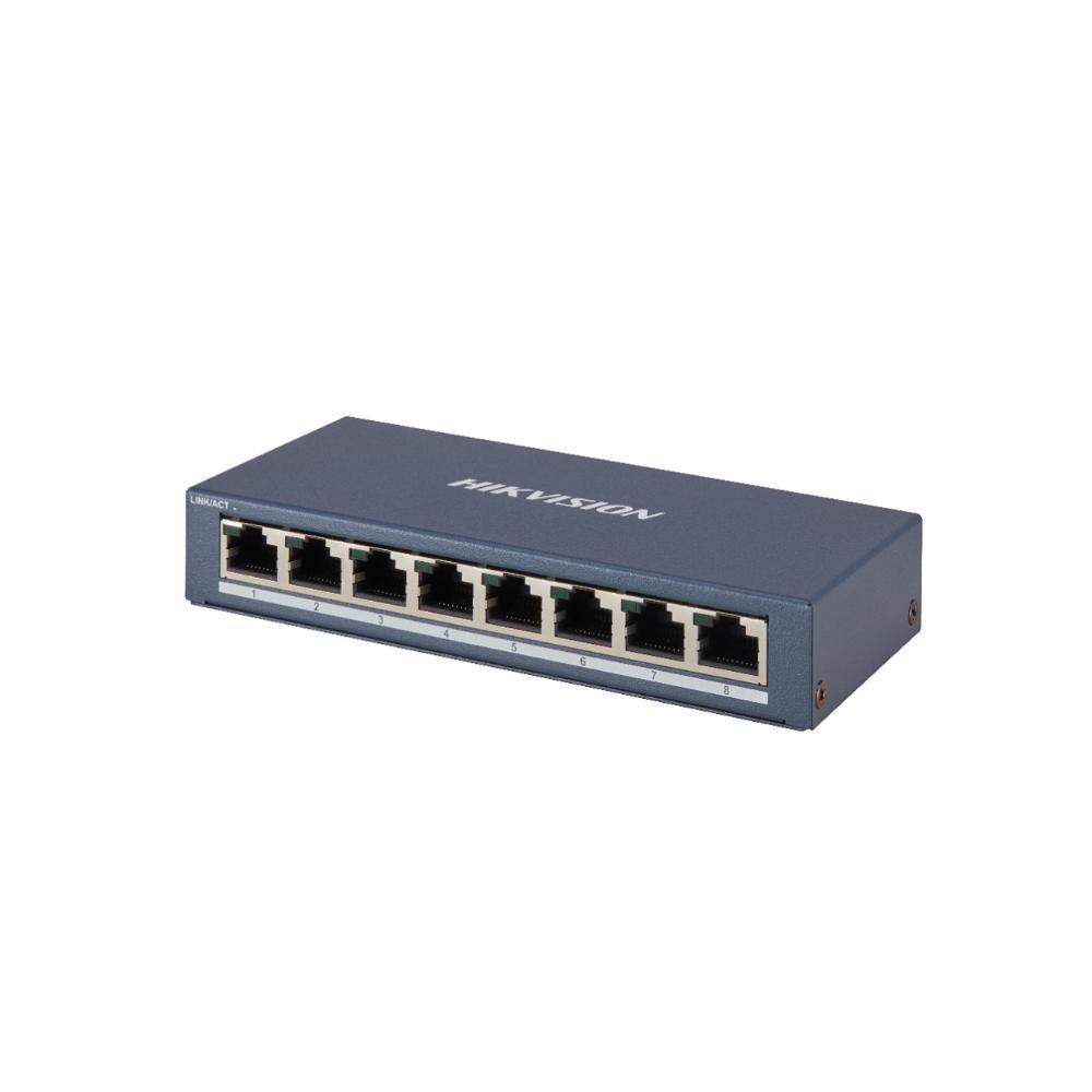 Hikvision 8 Port Unmanaged Switch L2 Series (DS-3E0508-E(B)) (HKVDS-3E0508-EB) | JAR Computers Hikvision 8 Port Unmanaged Switch L2 Series (DS-3E0508-E(B)) (HKVDS-3E0508-EB)
