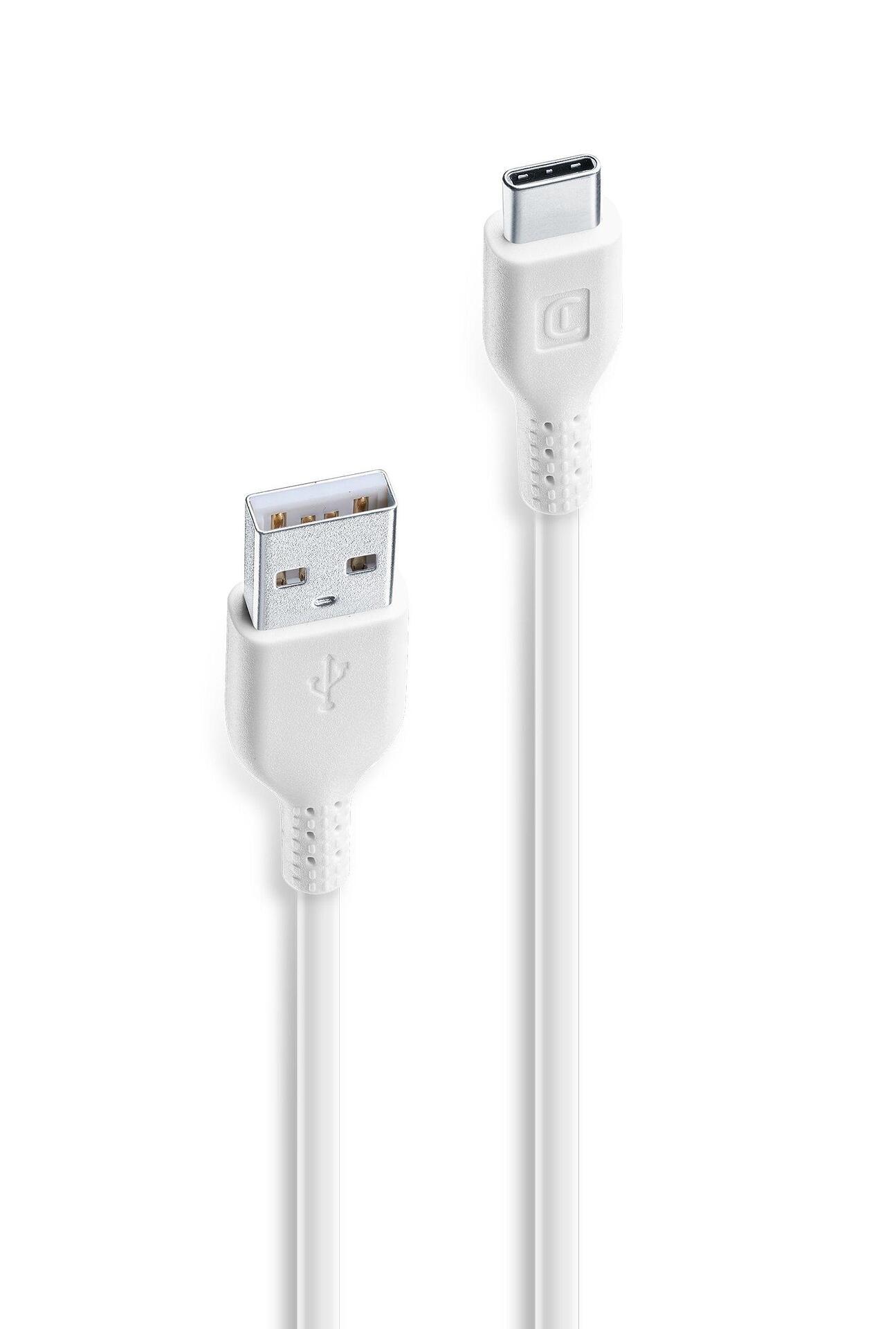 Кабел данни USB-А към USB-C 120 см. бял | JAR Computers Кабел данни USB-А към USB-C 120 см. бял