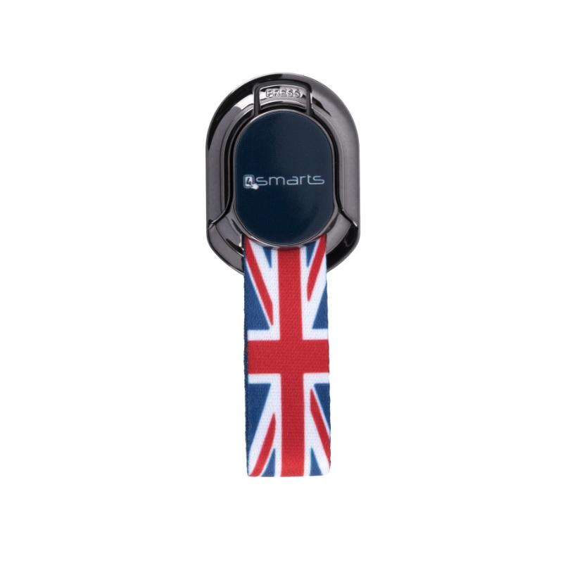 Каишка за задържане за смартфони с британското знаме - 4smarts Loop-Guard Finger Strap United Kingdom (черен-син) | JAR Computers Каишка за задържане за смартфони с британското знаме - 4smarts Loop-Guard Finger Strap United Kingdom (черен-син)