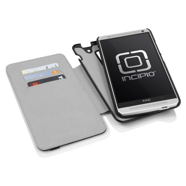 Кожен кейс тип портфейл и твърд Feather кейс за HTC One Max - Incipio Watson (черен) | JAR Computers Кожен кейс тип портфейл и твърд Feather кейс за HTC One Max - Incipio Watson (черен)