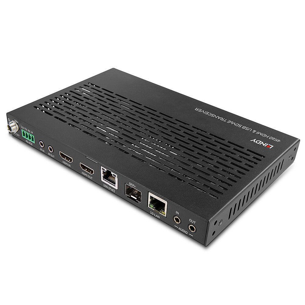 LINDY LNY-38365 :: 4K60 HDMI & USB SDVoE екстендър, предаващ модул | JAR Computers LINDY LNY-38365 :: 4K60 HDMI & USB SDVoE екстендър, предаващ модул