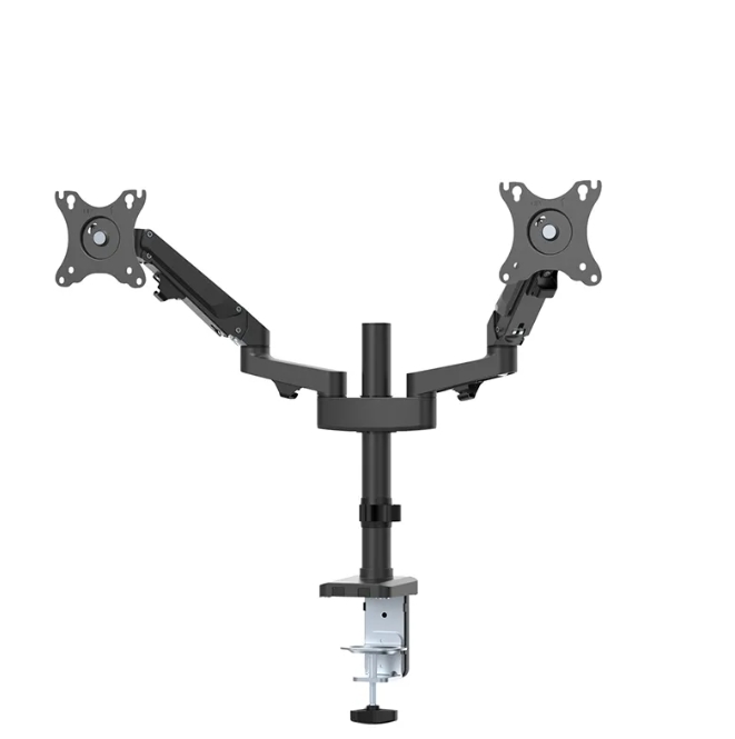 Neomounts Desk Pole Mount (clamp/grommet) for 2 Monitor Screens | JAR Computers Neomounts Desk Pole Mount (clamp/grommet) for 2 Monitor Screens