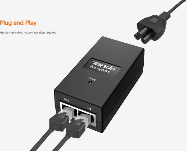 PoE Инжектор 15W, PoE15F