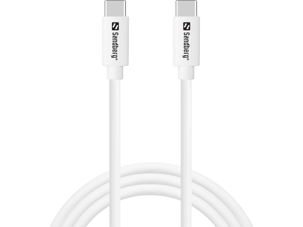 Sandberg USB-C USB-C 65W 1M SAVER | JAR Computers Sandberg USB-C USB-C 65W 1M SAVER
