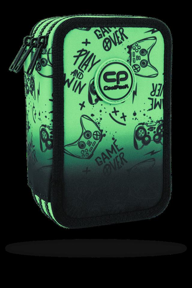 Ученически несесер с пособия Coolpack - Jumper 3 - GAME OVER GRADIENT