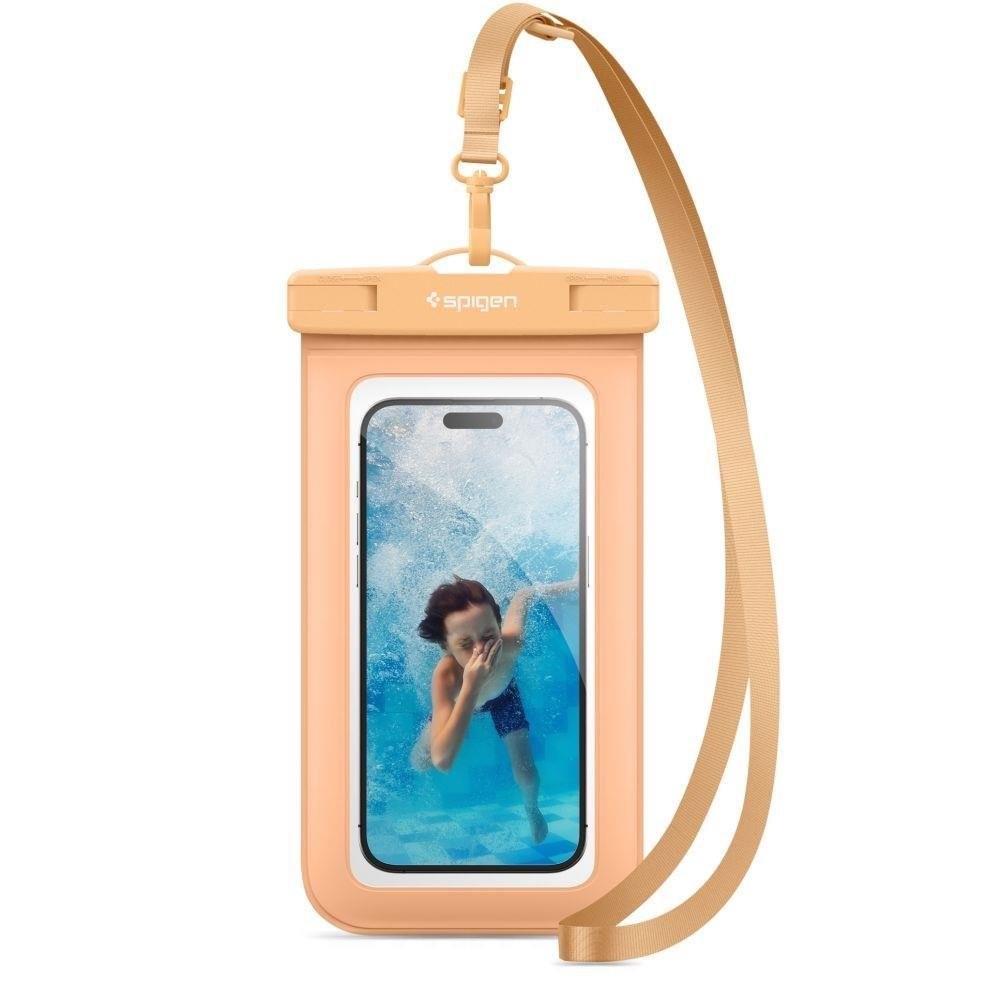 Универсален водоустойчив калъф за смартфони до 7 инча - Spigen Aqua Shield A601 Universal Waterproof Case IPX8 (оранжев) | JAR Computers Универсален водоустойчив калъф за смартфони до 7 инча - Spigen Aqua Shield A601 Universal Waterproof Case IPX8 (оранжев)