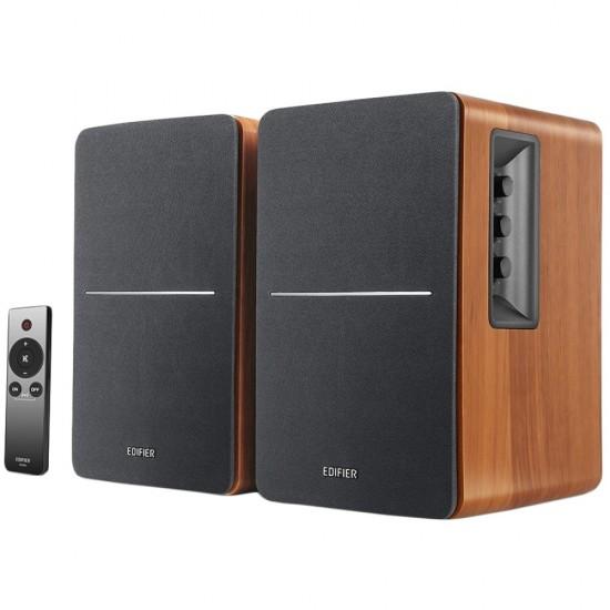 2.0 аудио система - Edifier R1280Ts Powerful Bookshelf Speakers (кафяв) | JAR Computers 2.0 аудио система - Edifier R1280Ts Powerful Bookshelf Speakers (кафяв)