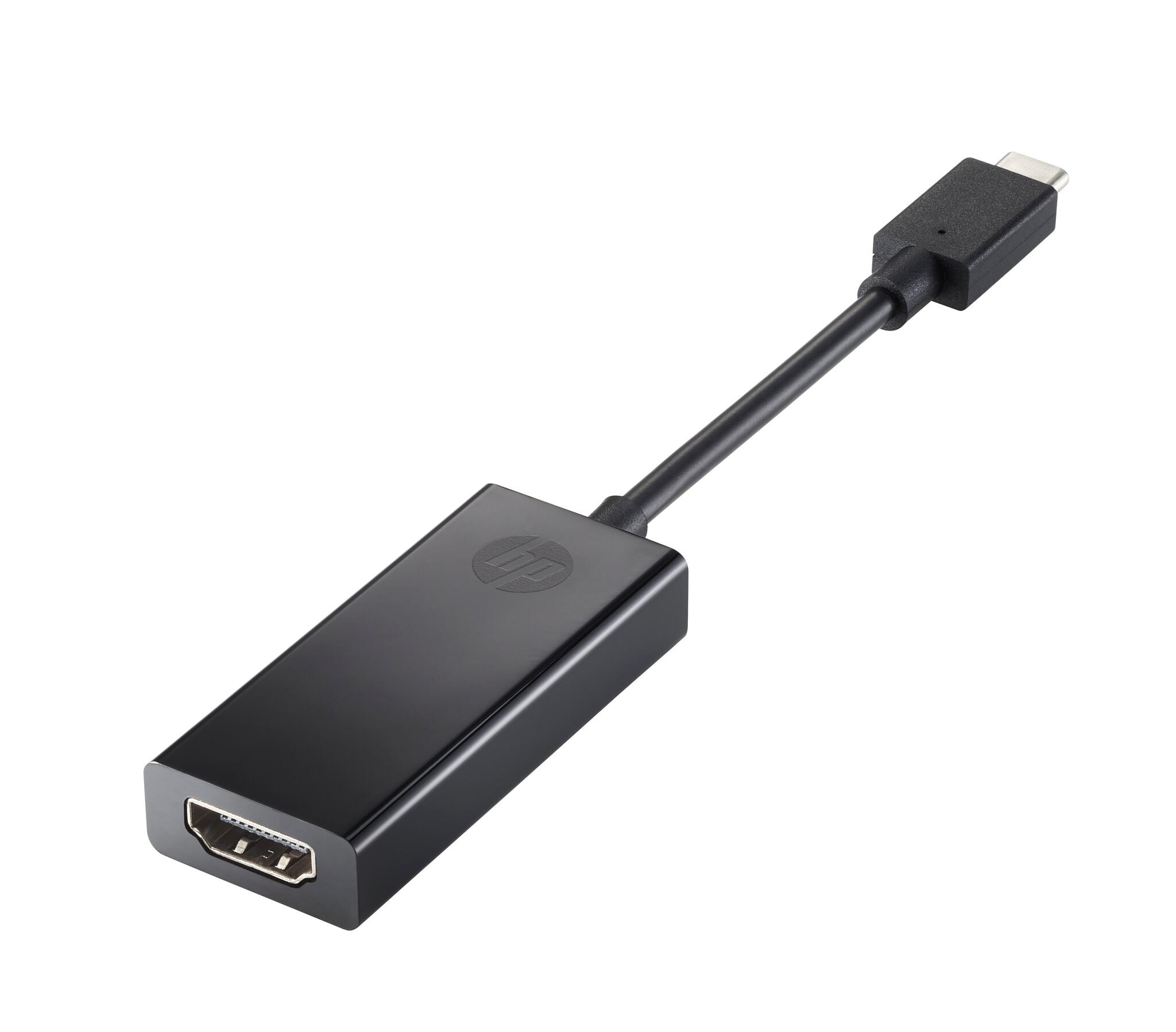 HP USB-C to HDMI 2.0 USB графичен адаптер Черен | JAR Computers HP USB-C to HDMI 2.0 USB графичен адаптер Черен