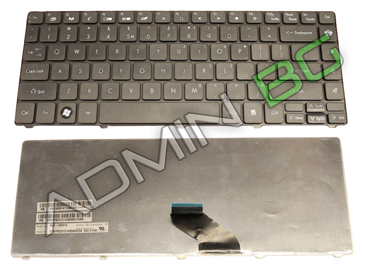 Клавиатура за лаптоп Gateway NV49C Packard Bell EasyNote NM85 NM87 Черна с Кирилица / Black