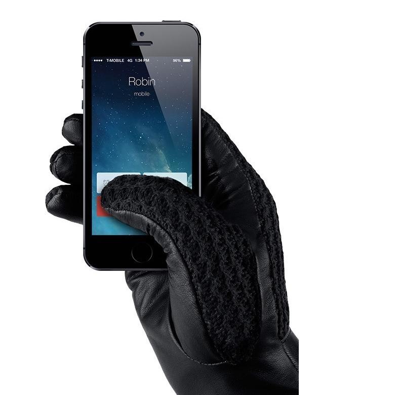 Луксозни кожени ръкавици за тъч екрани - Mujjo Leather Crochet Touchscreen Gloves (размер 8.5) | JAR Computers Луксозни кожени ръкавици за тъч екрани - Mujjo Leather Crochet Touchscreen Gloves (размер 8.5)