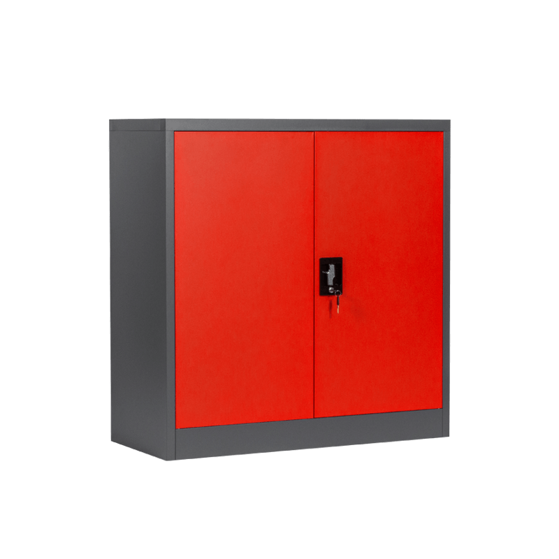 Метален шкаф Carmen CR-1239 E L SAND - червен-графит