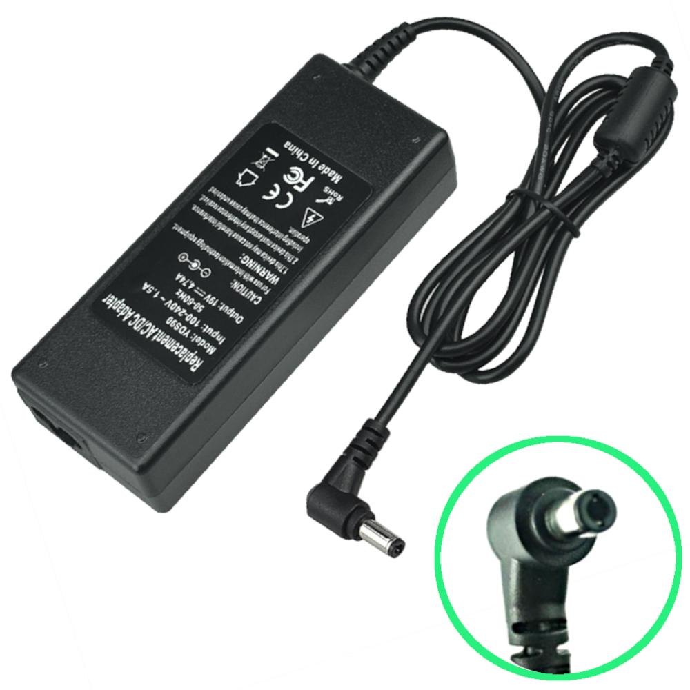 Зарядно за лаптоп 220V-90W /19V 5.5mm X 2.5mm. Модел YDS90. За ASUS/TOSHIBA. 90 degree connector.