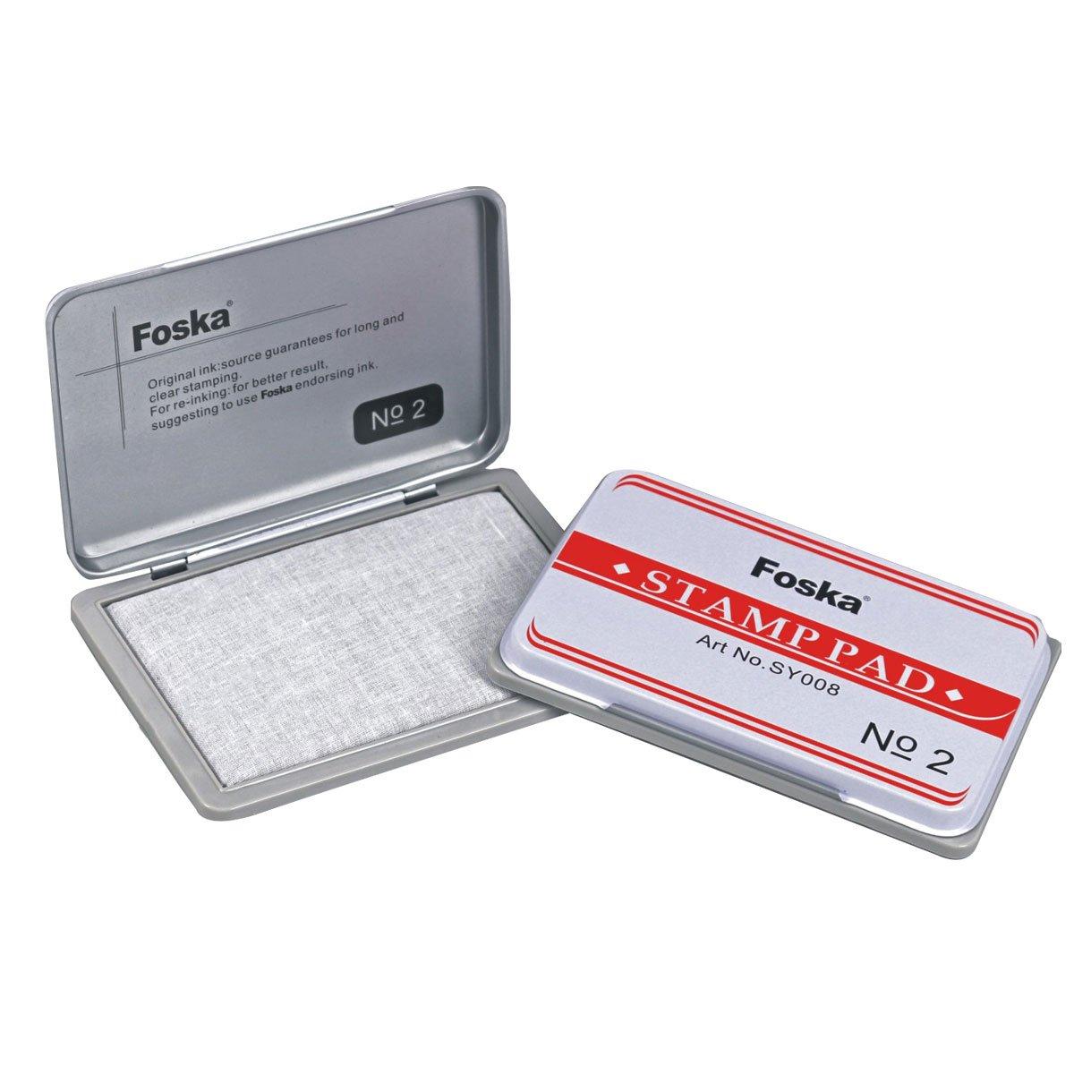 Foska Тампон за печат, ненамастилен сух, № 2, 84 х 122 mm | JAR Computers Foska Тампон за печат, ненамастилен сух, № 2, 84 х 122 mm