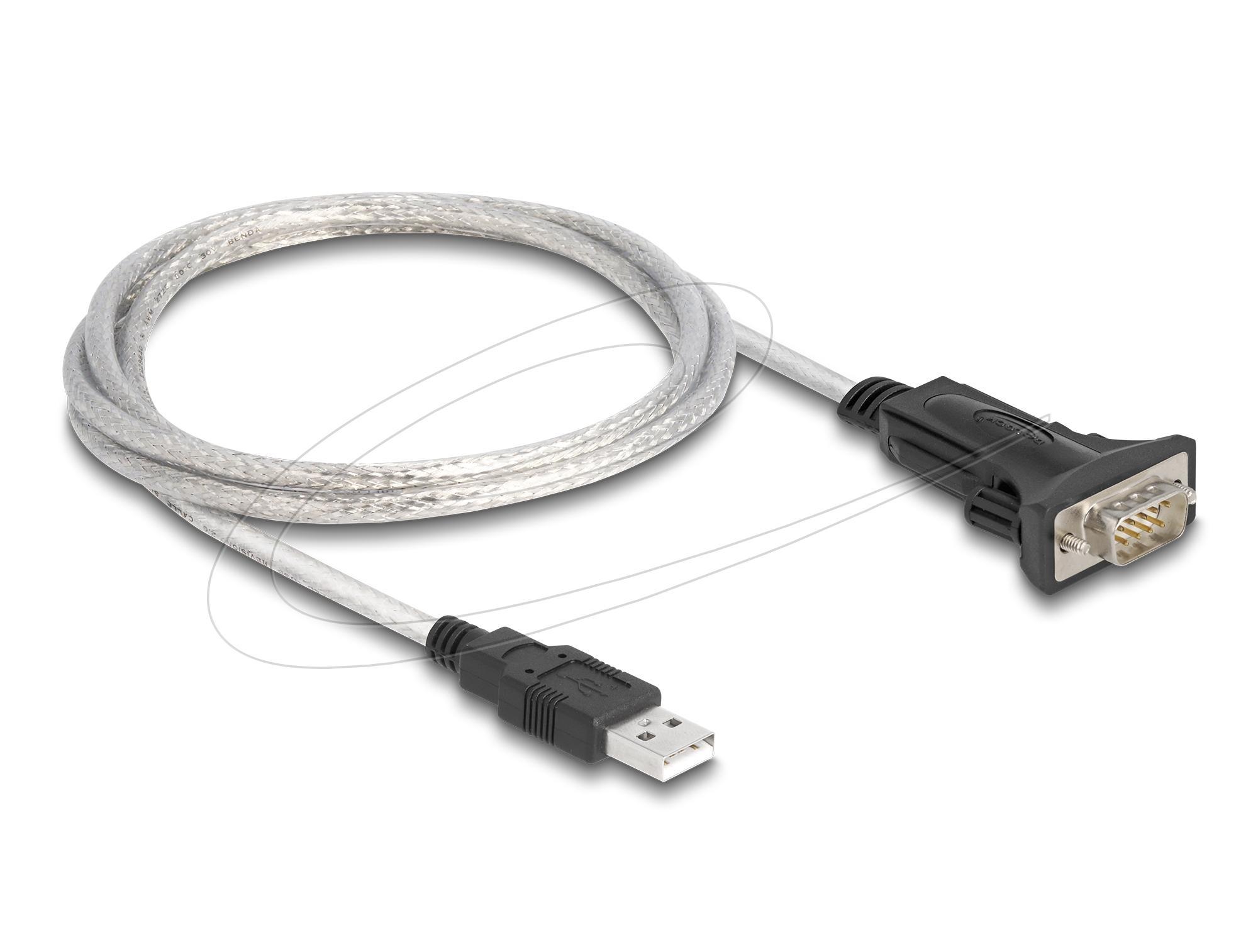 Кабел сериен Delock USB 2.0 Type-A to 1 x Serial RS-422/485 мъжко 6 pin terminal block 5V, 1m | JAR Computers Кабел сериен Delock USB 2.0 Type-A to 1 x Serial RS-422/485 мъжко 6 pin terminal block 5V, 1m