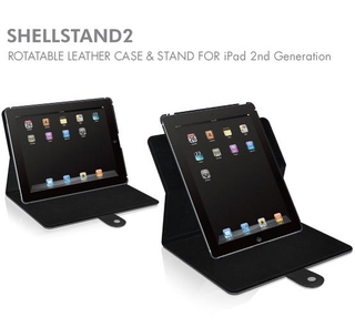 Кожен кейс и поставка (въртяща се на 360º) за iPad 2 - Macally Shellstand 2 | JAR Computers Кожен кейс и поставка (въртяща се на 360º) за iPad 2 - Macally Shellstand 2