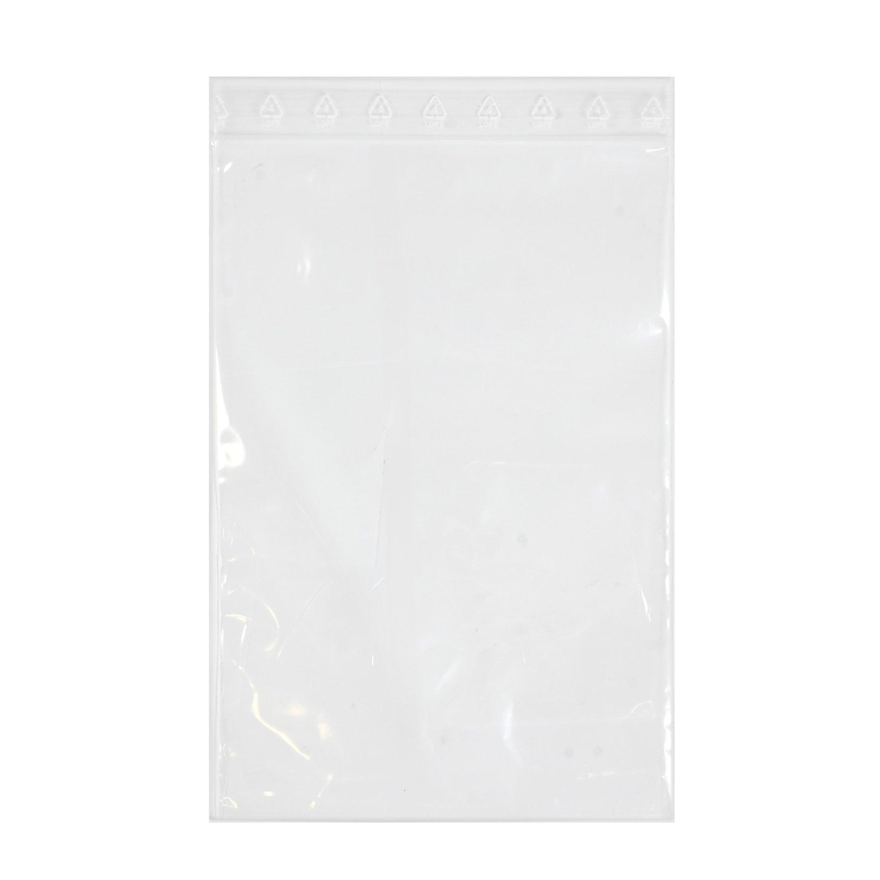 Плик с цип, 15 x 22 cm, прозрачен, 50 микрона, 1000 броя