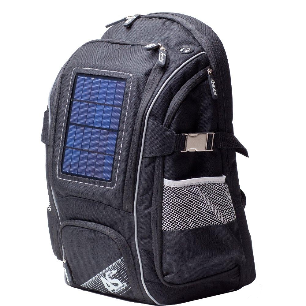 Раница със соларен панел и външна батерия за мобилни устройства - A-solar Solar Power Nova Backpack (7000 mAh) | JAR Computers Раница със соларен панел и външна батерия за мобилни устройства - A-solar Solar Power Nova Backpack (7000 mAh)