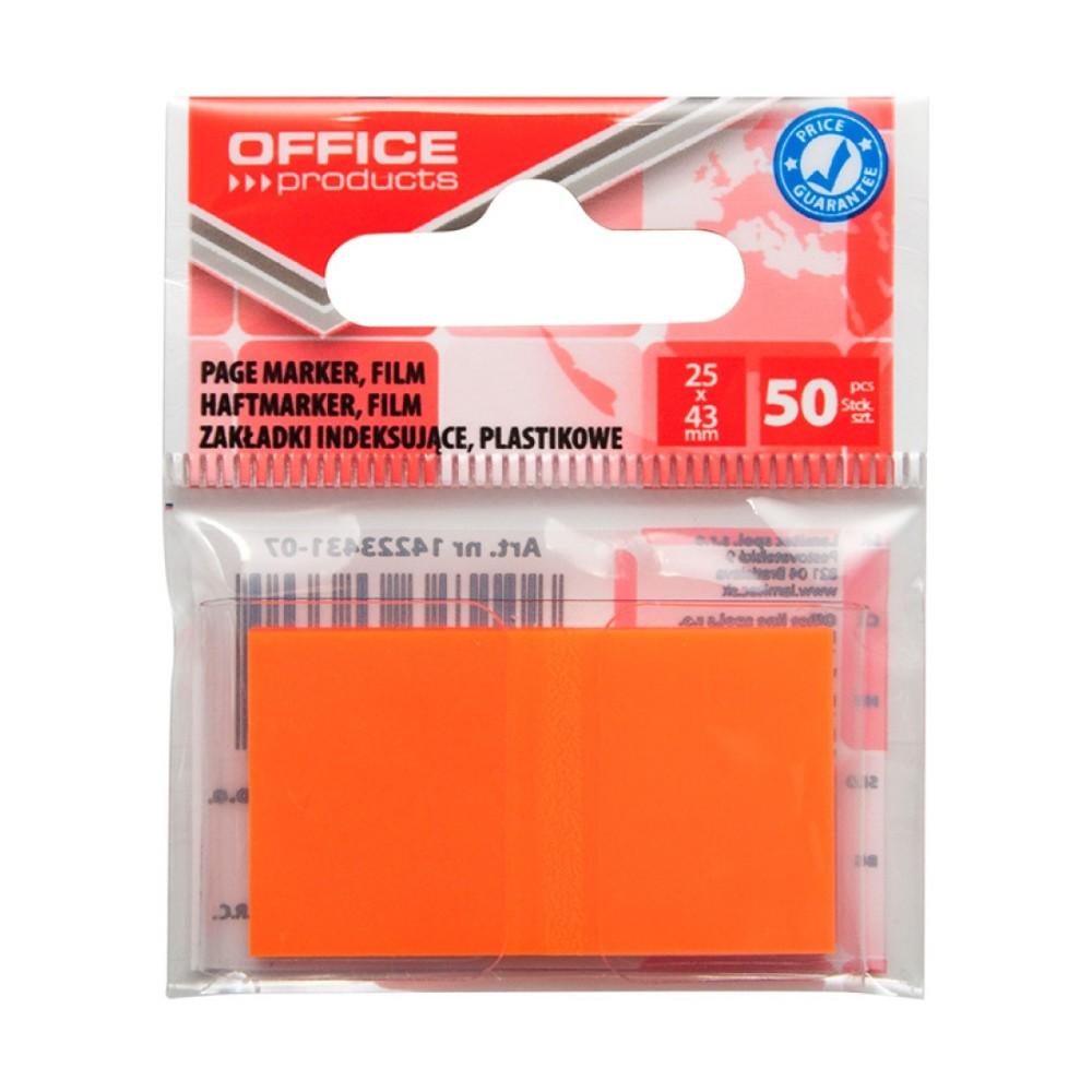 Самозалепващи индекси OFFICE PRODUCTS, PP, 25х43 мм, 50 л., неоново оранжеви | JAR Computers Самозалепващи индекси OFFICE PRODUCTS, PP, 25х43 мм, 50 л., неоново оранжеви