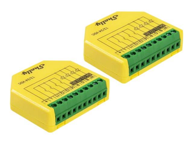 SHELLY Plus RGBW PM 2-Pack WLAN LED Controller | JAR Computers SHELLY Plus RGBW PM 2-Pack WLAN LED Controller