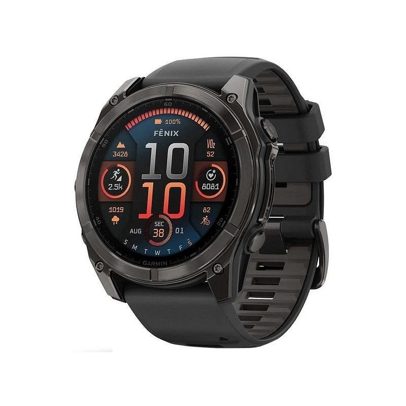 Смарт часовник Garmin Fenix 8 AMOLED Sapphire Carbon 010-02905-21 , 1.40 , 32