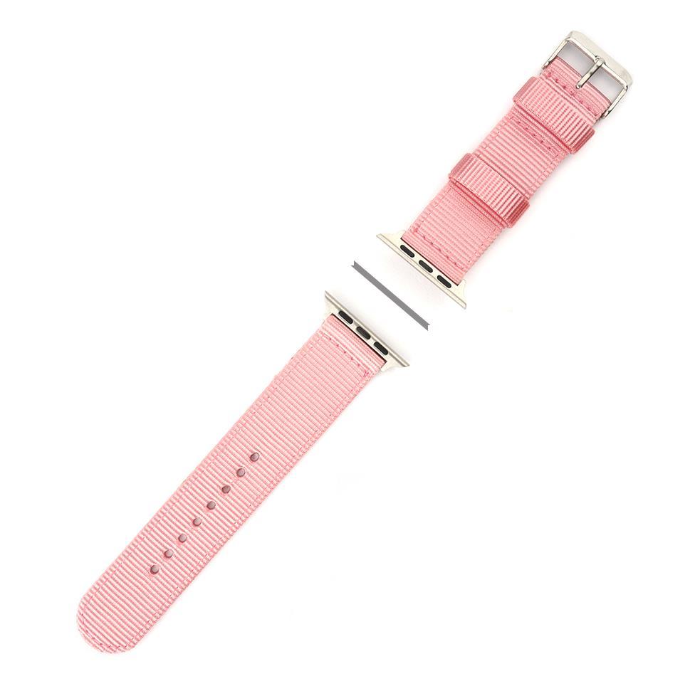 Текстилна каишка за Apple Watch 38мм, 40мм, 41мм, 42мм (2024) - 4smarts Fabric Wrist Band (розов) | JAR Computers Текстилна каишка за Apple Watch 38мм, 40мм, 41мм, 42мм (2024) - 4smarts Fabric Wrist Band (розов)