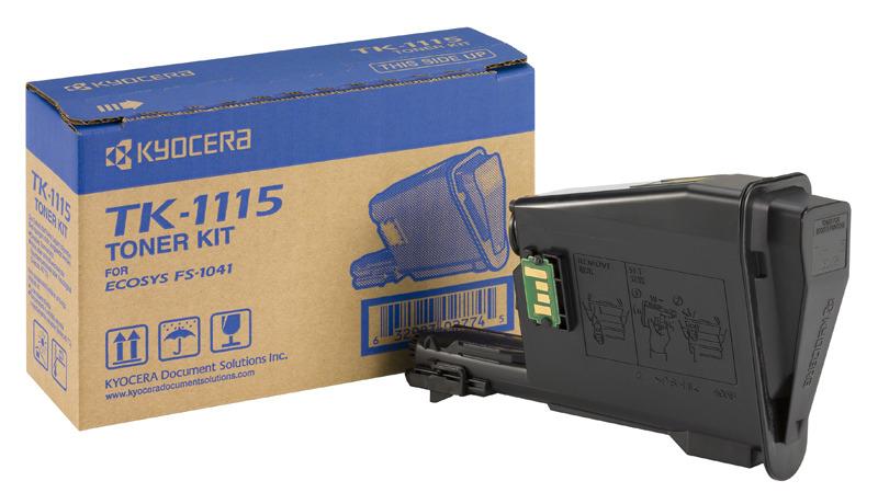 Тонер касета за Kyocera FS-1041/FS-1320 MFP/FS-1220 MFP - Toner - TK-1115 (TK1115) / 1T02M50NL1 - Black - PN 1T02M50NL1 | JAR Computers Тонер касета за Kyocera FS-1041/FS-1320 MFP/FS-1220 MFP - Toner - TK-1115 (TK1115) / 1T02M50NL1 - Black - PN 1T02M50NL1