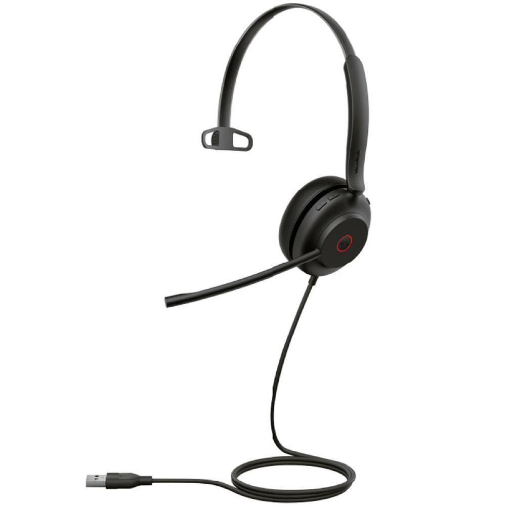 Yealink UH35 Mono Teams USB-C/A моно слушалка | JAR Computers Yealink UH35 Mono Teams USB-C/A моно слушалка