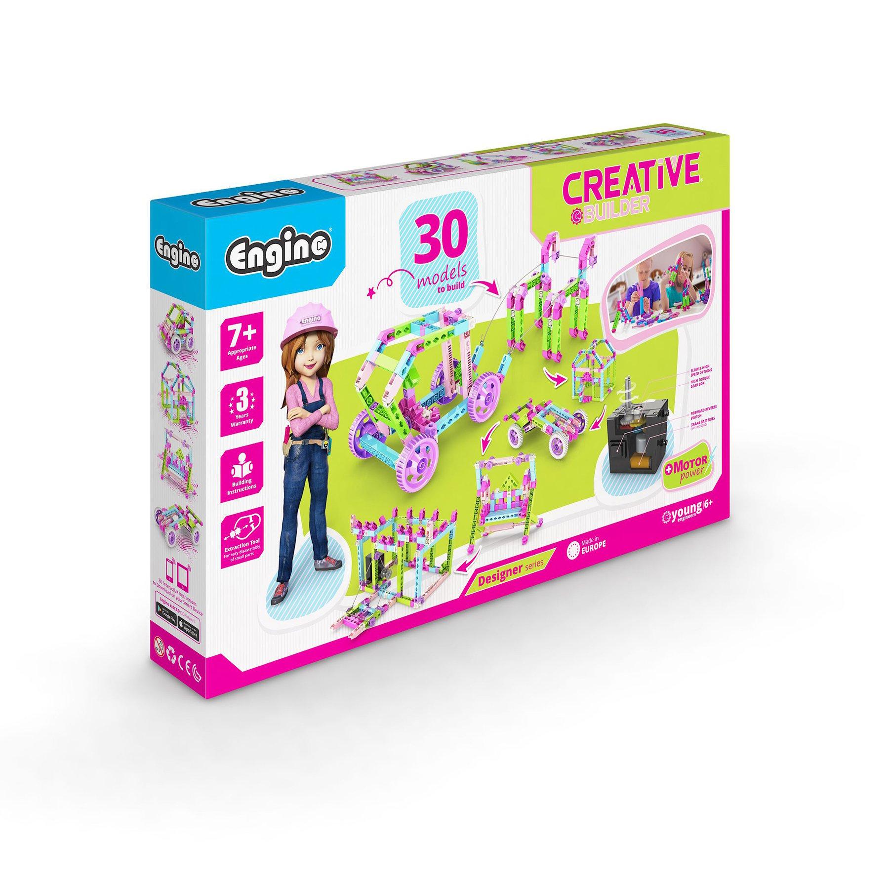 Engino Конструктор Creative Builder, 30 модела за момичета | JAR Computers Engino Конструктор Creative Builder, 30 модела за момичета
