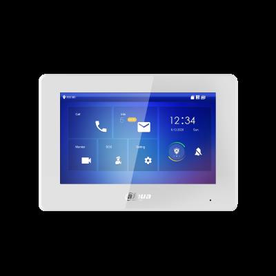 Хибриден 7-инчов цветен IP и WiFi/2-wire капацитивен touch монитор ,VTH5422HW-W