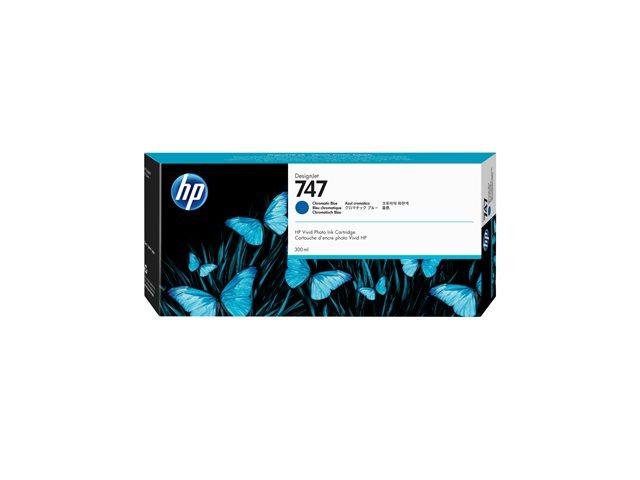 HP 747 300-ml Chromatic Blue Ink Cartridge | JAR Computers HP 747 300-ml Chromatic Blue Ink Cartridge