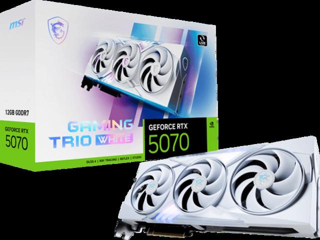 MSI GeForce RTX 5070 12G GAMING TRIO White