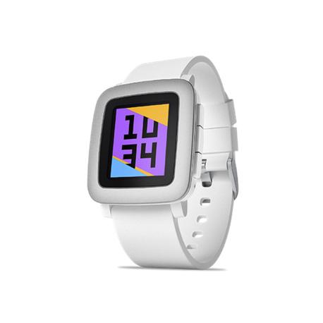 Pebble Time Smartwatch - bluetooth тъч часовник за iOS и Android смартфони (бял) | JAR Computers Pebble Time Smartwatch - bluetooth тъч часовник за iOS и Android смартфони (бял)