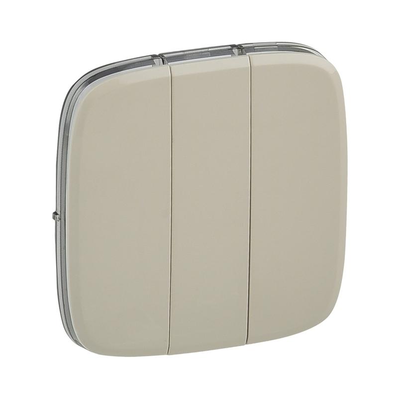 Плочка за троен ключ Крем - Legrand Valena Allure 755036 | JAR Computers Плочка за троен ключ Крем - Legrand Valena Allure 755036