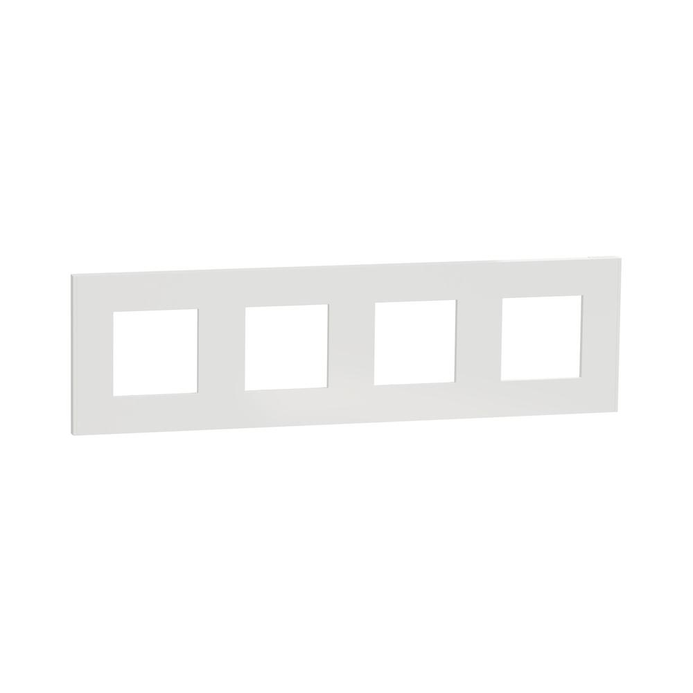 Рамка 4x 2M Бял Unica Deco Essential - Schneider Electric Unica NEW NU600818 | JAR Computers Рамка 4x 2M Бял Unica Deco Essential - Schneider Electric Unica NEW NU600818