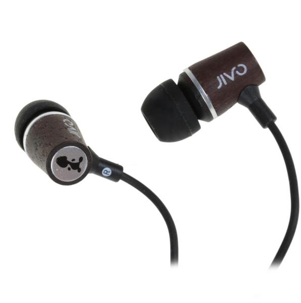 Слушалки от палисандрово дърво за мобилни устройства - Jivo Ebony Elements | JAR Computers Слушалки от палисандрово дърво за мобилни устройства - Jivo Ebony Elements
