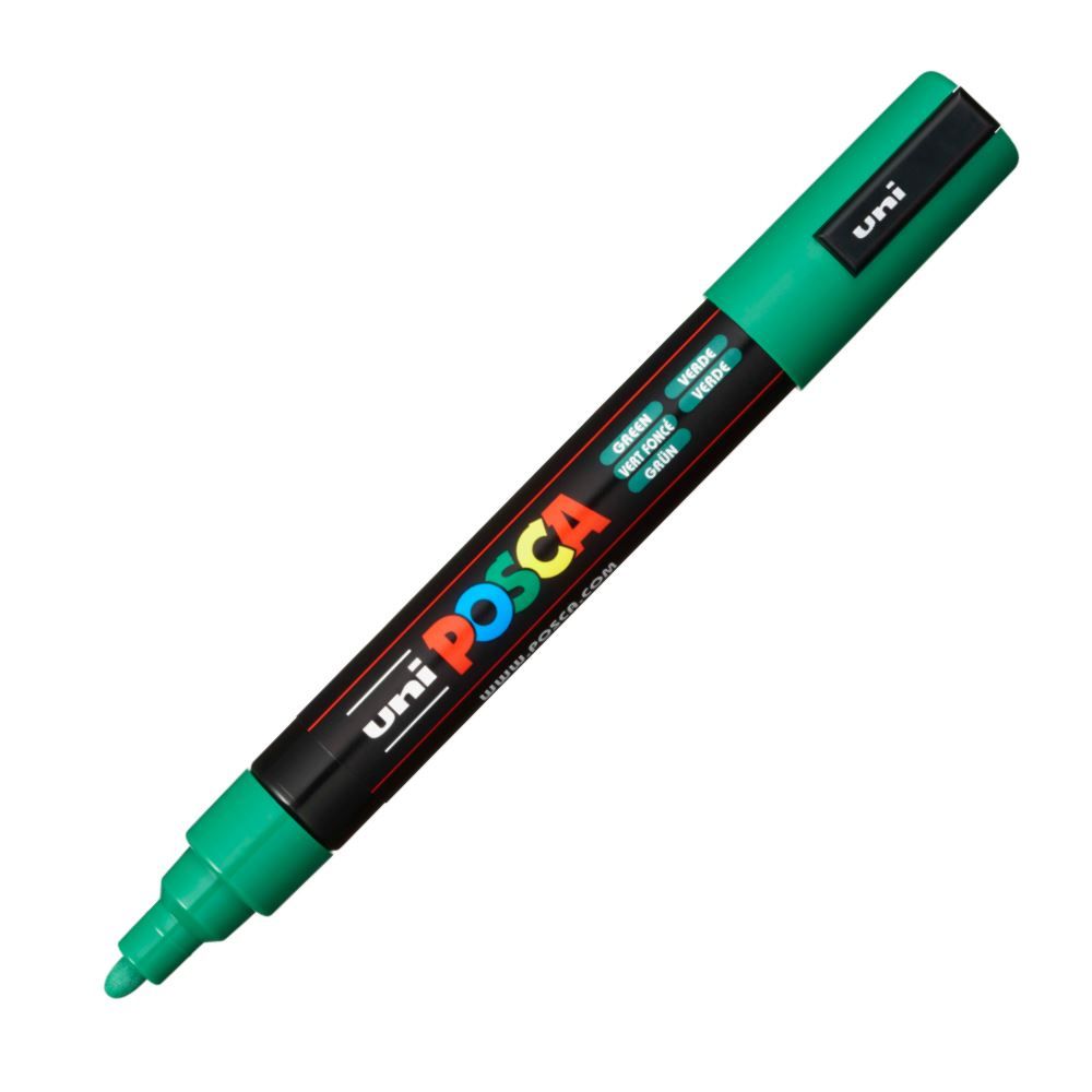 Uni-Ball Markers Posca Pc-5M Medium Green (PC5MMGR) (UNIPC5MMGR)