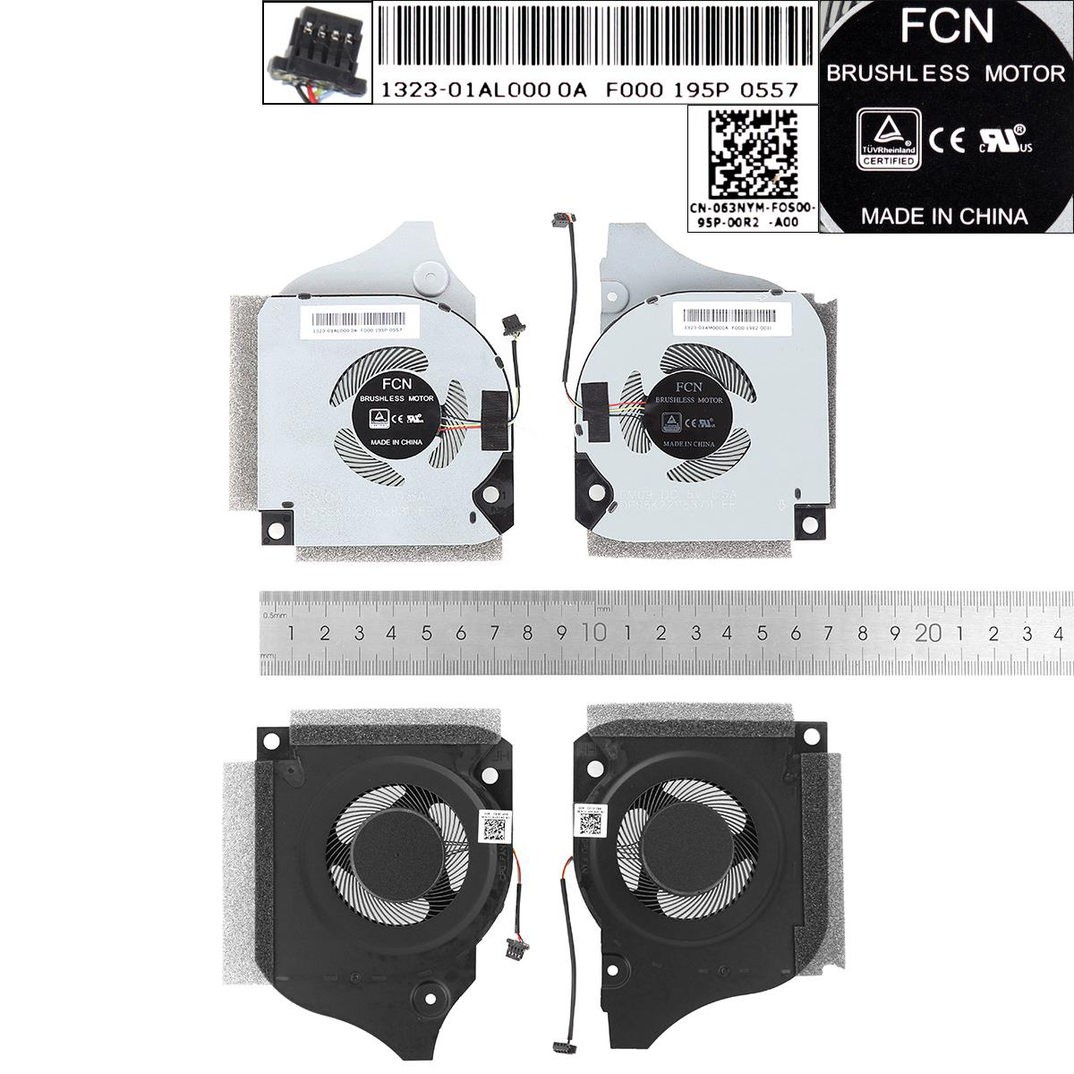 Вентилатори за лаптоп (CPU + GPU Fan) Dell Inspiron P82F G5-5590 5V - Оригинални | JAR Computers Вентилатори за лаптоп (CPU + GPU Fan) Dell Inspiron P82F G5-5590 5V - Оригинални