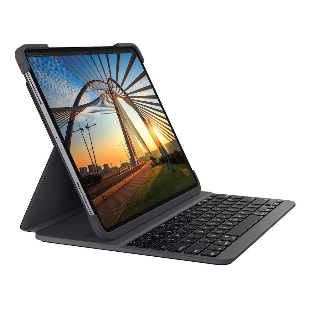 Безжична клавиатура, кейс и поставка за iPad Pro 11 M2 (2022), iPad Pro 11 M1 (2021), iPad Pro 11 (2020), iPad Pro 11 (2018) - Logitech Slim Keyboard Folio Pro (черен) | JAR Computers Безжична клавиатура, кейс и поставка за iPad Pro 11 M2 (2022), iPad Pro 11 M1 (2021), iPad Pro 11 (2020), iPad Pro 11 (2018) - Logitech Slim Keyboard Folio Pro (черен)