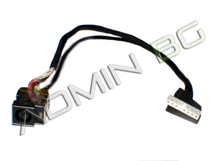 Букса за лаптоп (DC Power Jack) PJ202 HP Compaq G72 CQ72 CQ62 с Кабел - букса към дъното 8 пина | JAR Computers Букса за лаптоп (DC Power Jack) PJ202 HP Compaq G72 CQ72 CQ62 с Кабел - букса към дъното 8 пина