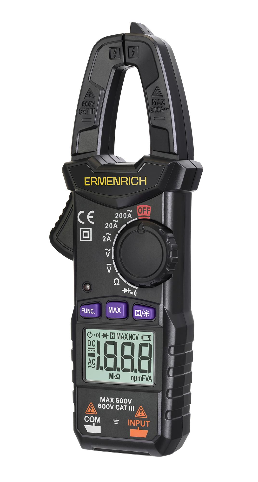 Цифрови амперметър клещи Ermenrich Ping MK10 | JAR Computers Цифрови амперметър клещи Ermenrich Ping MK10