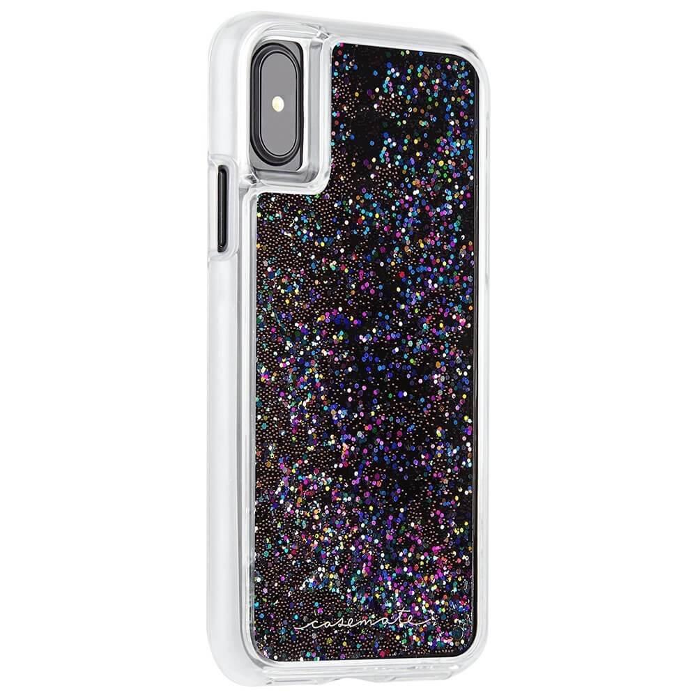 Дизайнерски кейс с висока защита за Apple iPhone XS, iPhone X - CaseMate Waterfall Case (черен) | JAR Computers Дизайнерски кейс с висока защита за Apple iPhone XS, iPhone X - CaseMate Waterfall Case (черен)
